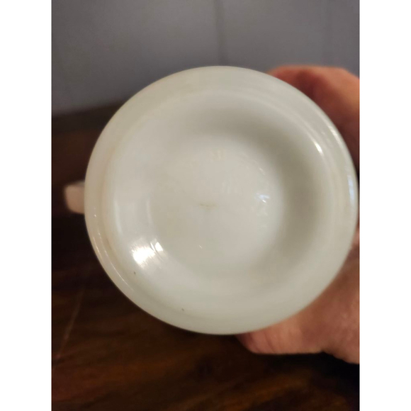 Rare Vintage Gray Fire King Sugar Bowl and Creamer - Picture 2 of 4